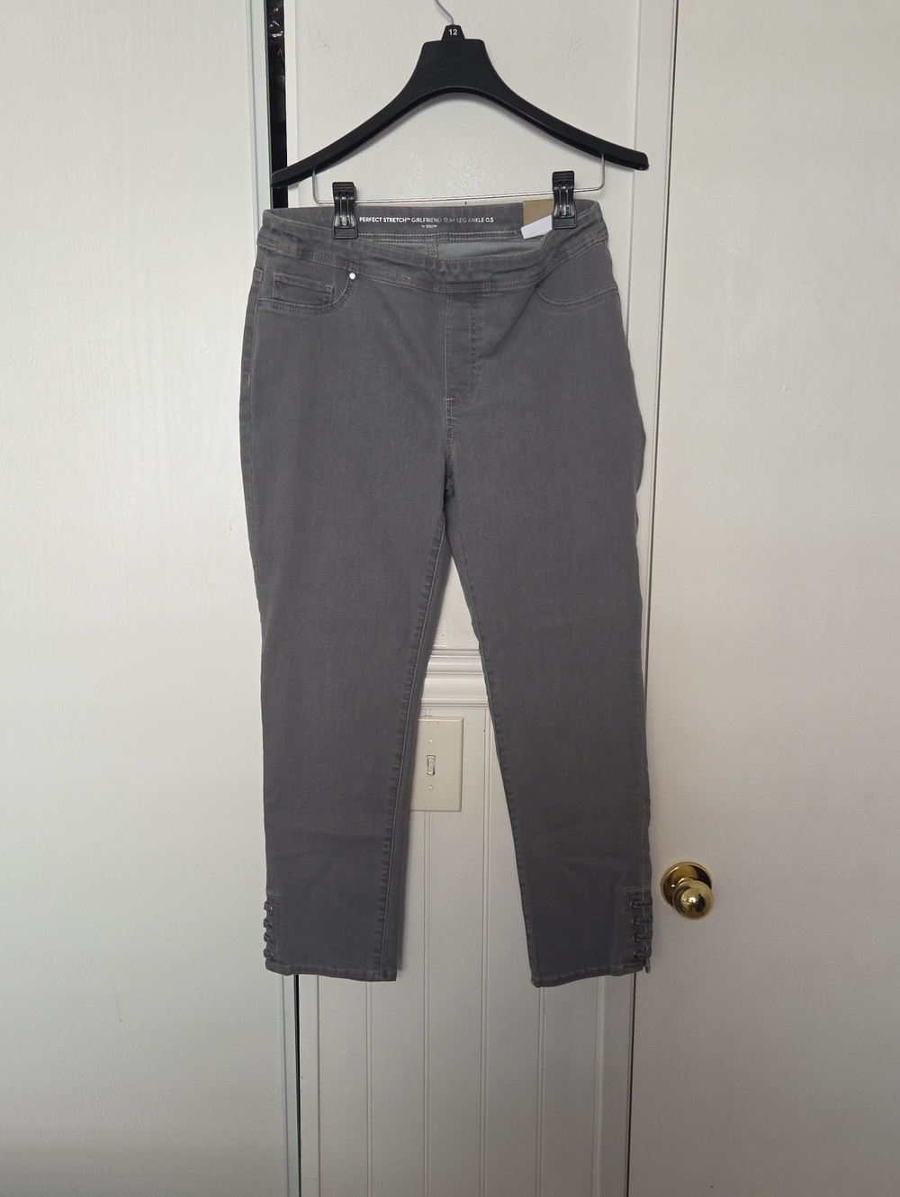 Perfect Stretch Girlfriend Slim Leg Ankle Pull On.By Chicos